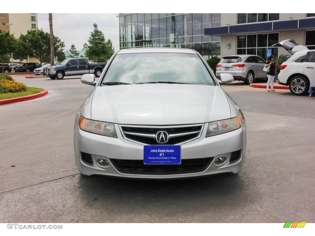 2007 TSX Sedan - Alabaster Silver Metallic / Ebony photo #2