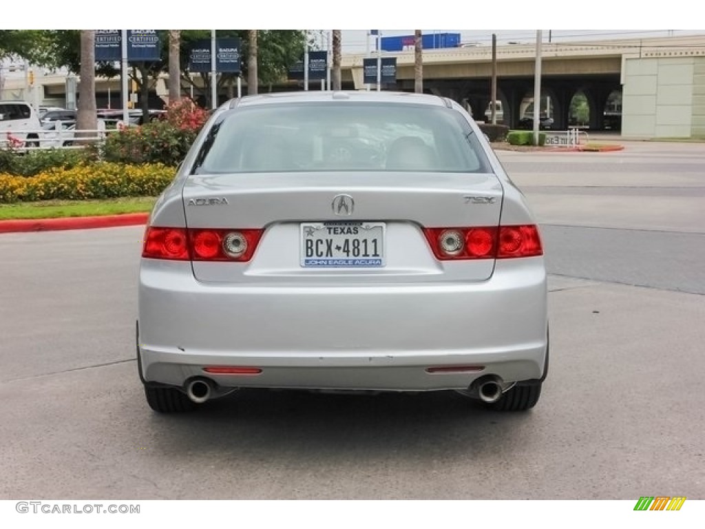 2007 TSX Sedan - Alabaster Silver Metallic / Ebony photo #6