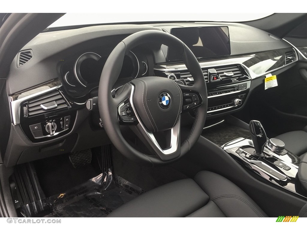 2018 5 Series 540i Sedan - Mediterranean Blue Metallic / Black photo #6