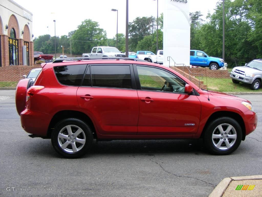 2007 RAV4 Limited 4WD - Barcelona Red Pearl / Taupe photo #15