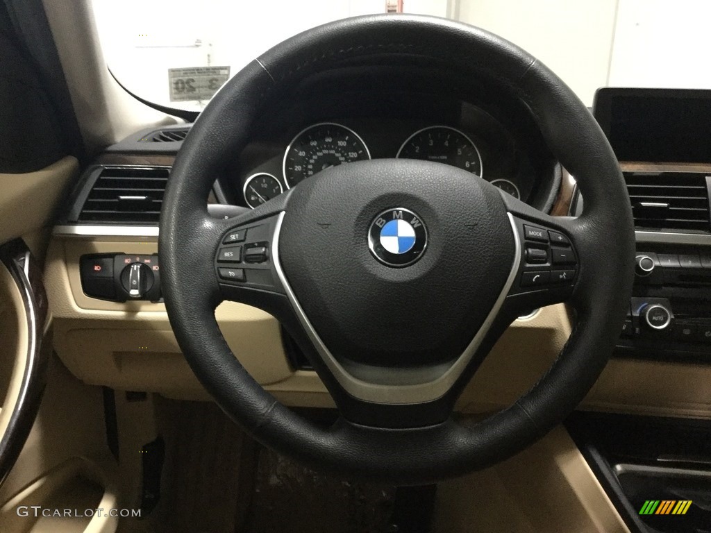 2015 3 Series 328i xDrive Sedan - Alpine White / Venetian Beige photo #22