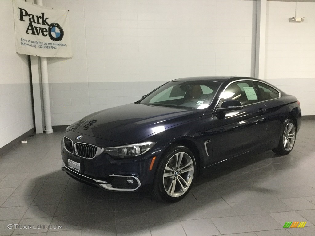 2018 4 Series 430i xDrive Coupe - Imperial Blue Metallic / Cognac photo #1