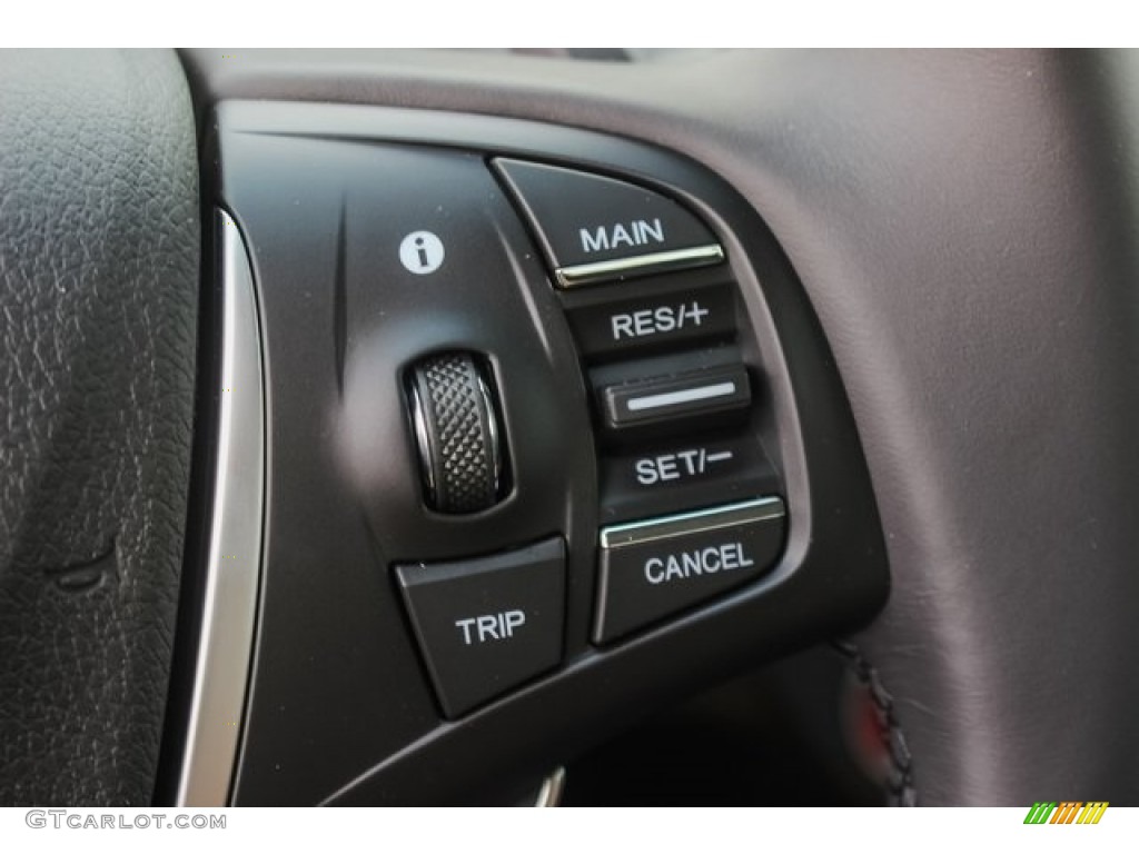 2019 Acura TLX V6 Sedan Ebony Steering Wheel Photo #127023829