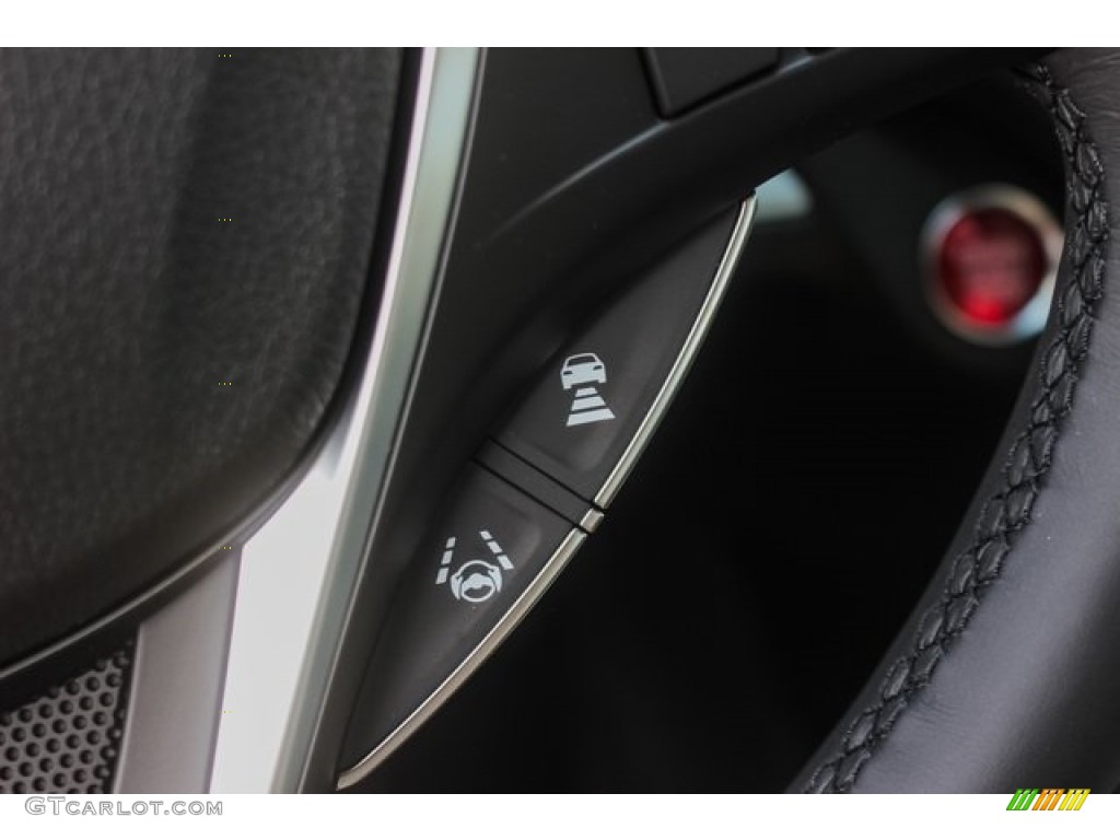 2019 Acura TLX V6 Sedan Ebony Steering Wheel Photo #127023847