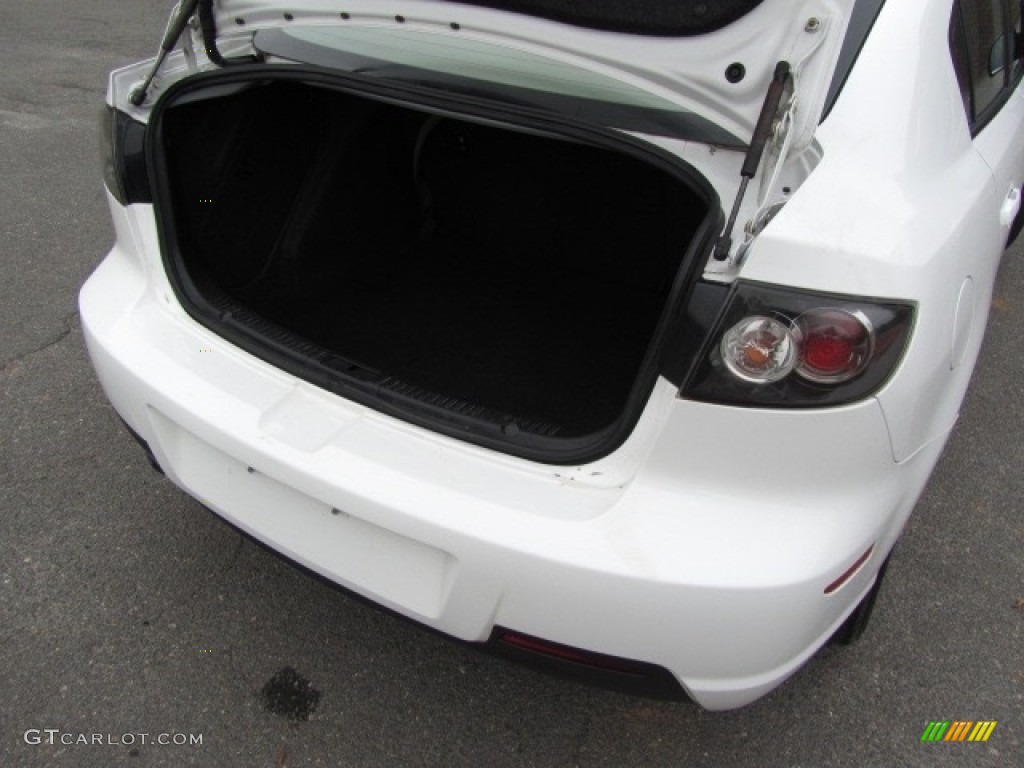2007 MAZDA3 i Sport Sedan - Rally White / Beige photo #20
