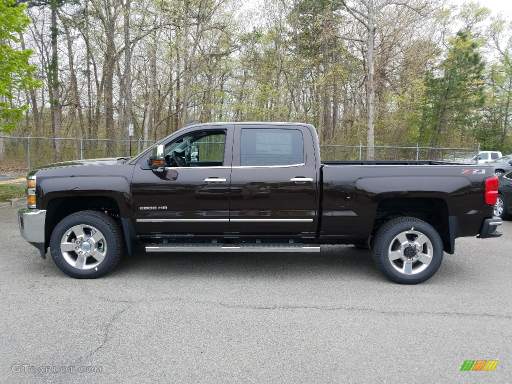 Black 2018 Chevrolet Silverado 2500HD LTZ Crew Cab 4x4 Exterior Photo #127028170