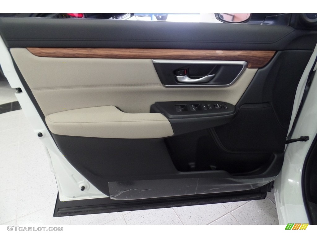 2018 CR-V EX AWD - White Diamond Pearl / Ivory photo #9