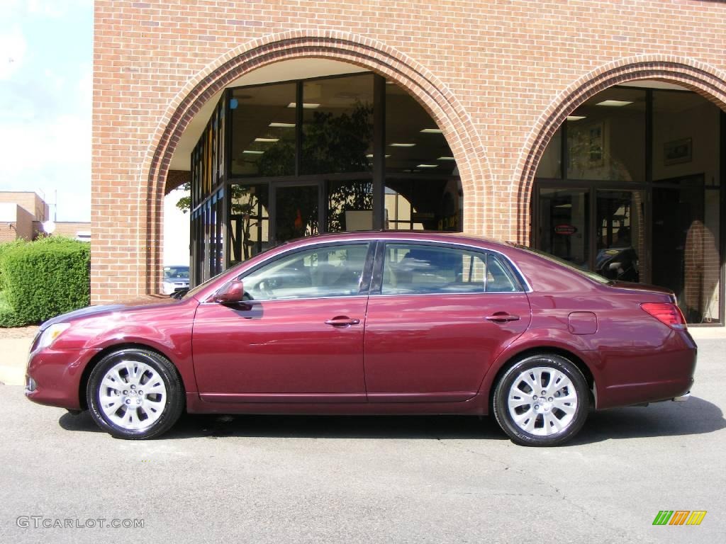 2008 Avalon XLS - Cassis Red Pearl / Ivory Beige photo #17