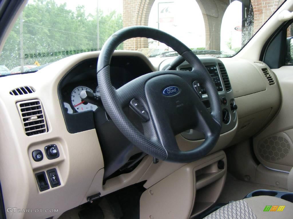 2003 Escape XLT V6 4WD - Oxford White / Medium Dark Pebble photo #5