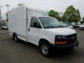 Summit White - Express Cutaway 3500 Moving Van Photo No. 1