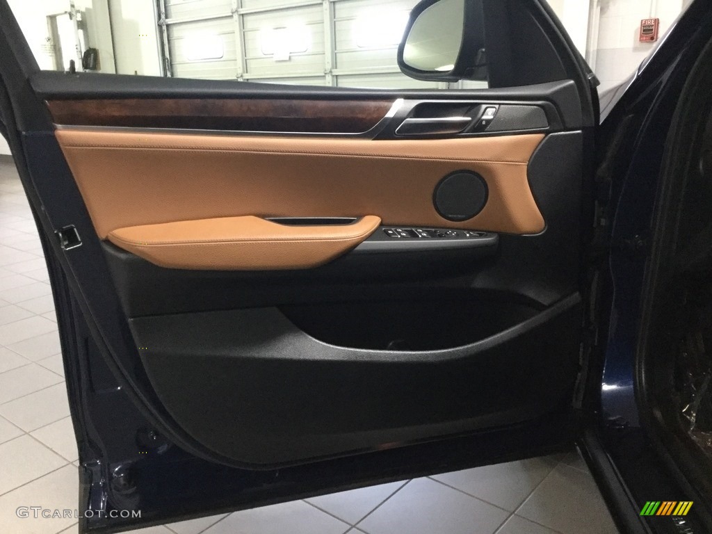 2016 X3 xDrive28i - Deep Sea Blue Metallic / Saddle Brown photo #9