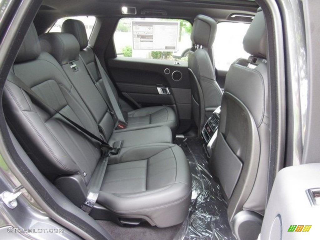 Ebony Interior 2018 Land Rover Range Rover Sport Supercharged Photo #127034435