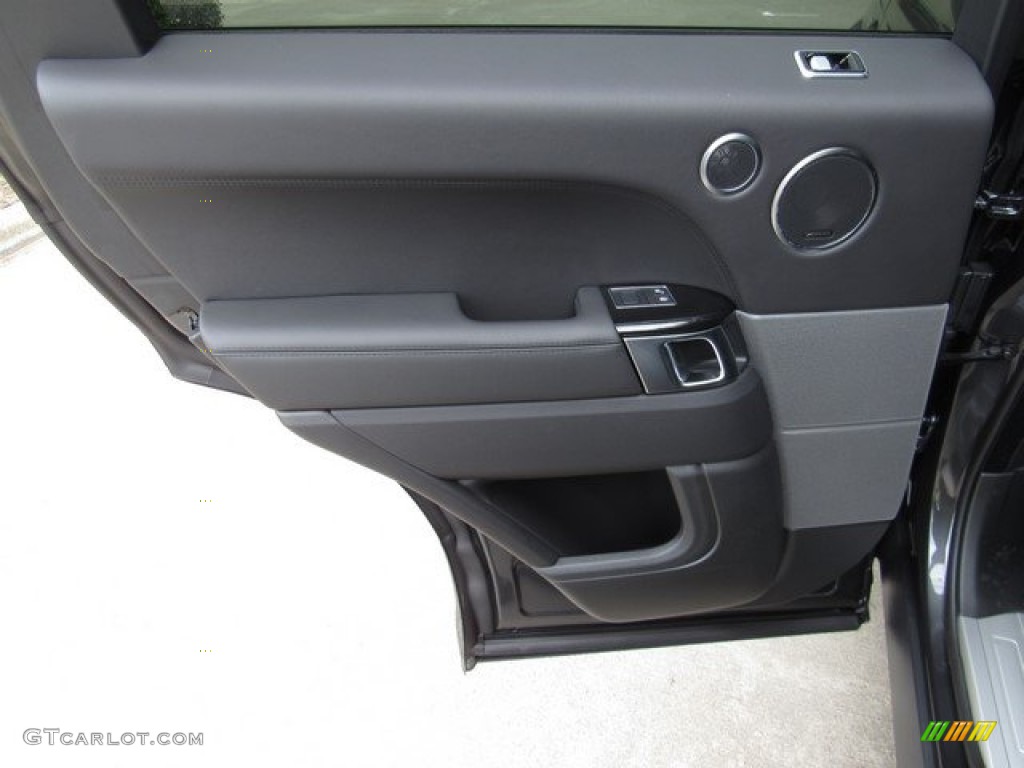 2018 Land Rover Range Rover Sport Supercharged Ebony Door Panel Photo #127034540