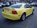 2002 Zinc Yellow Ford Mustang V6 Coupe  photo #6