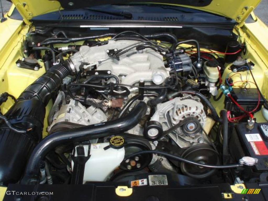 2002 Mustang V6 Coupe - Zinc Yellow / Dark Charcoal photo #11