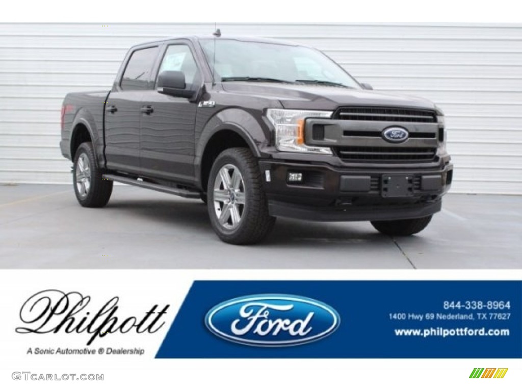 2018 F150 XLT SuperCrew 4x4 - Magma Red / Black photo #1
