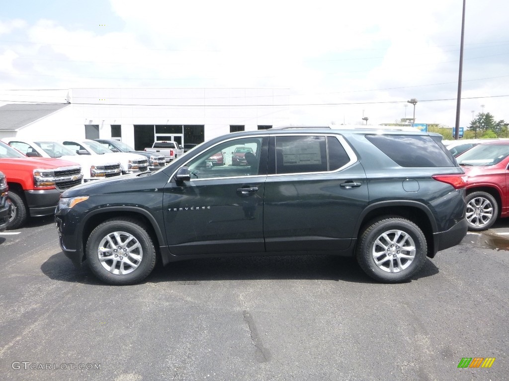 2018 Traverse LT AWD - Graphite Metallic / Jet Black photo #2