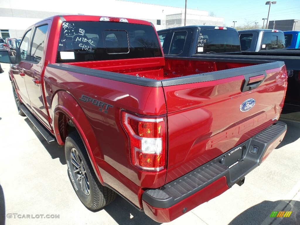 2018 F150 STX SuperCrew 4x4 - Ruby Red / Black photo #3