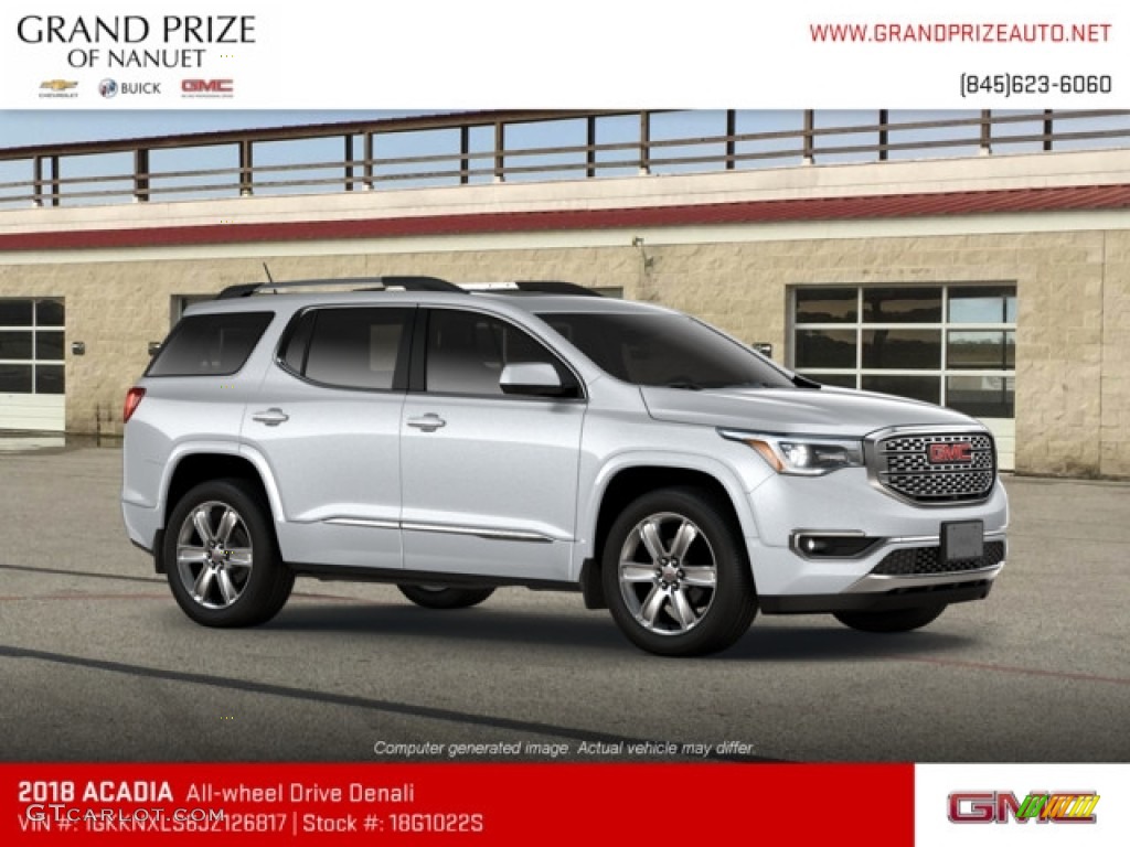 2018 Acadia Denali AWD - Quicksilver Metallic / Jet Black photo #4