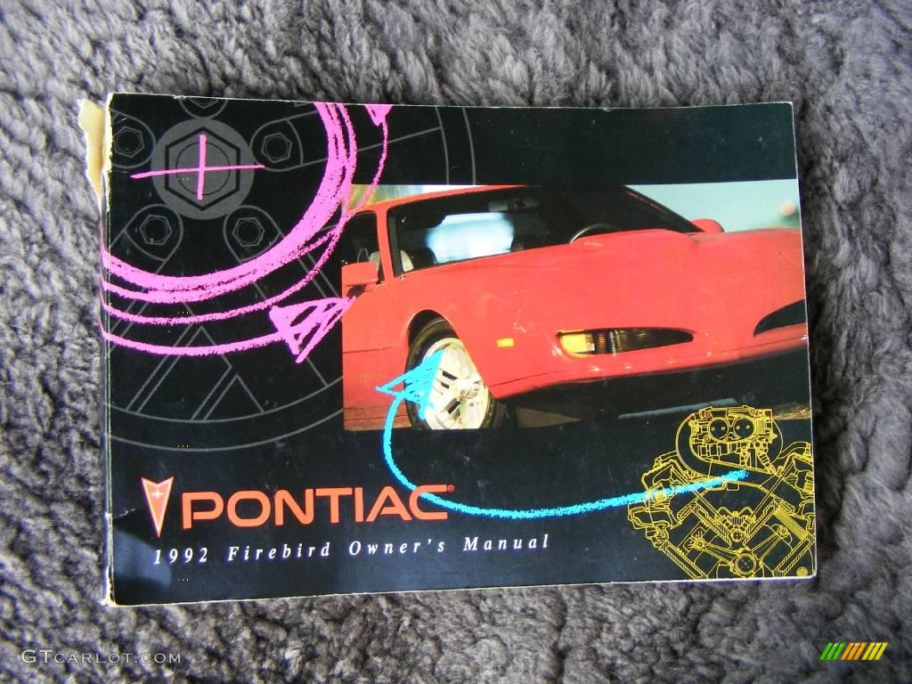 1992 Firebird Formula Coupe - Bright Red / Medium Gray photo #18