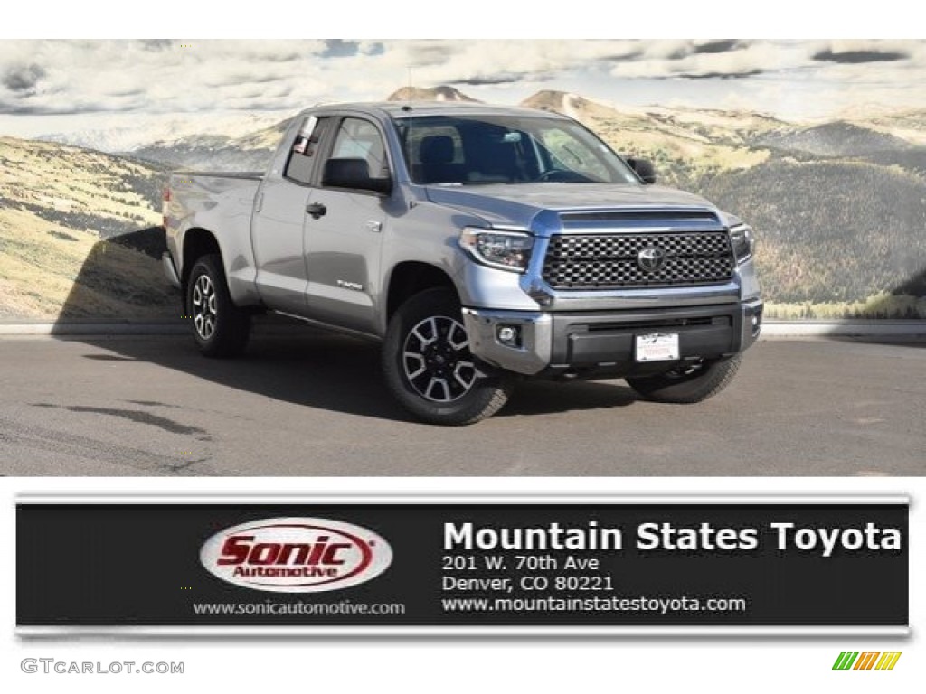 2018 Tundra SR5 Double Cab 4x4 - Silver Sky Metallic / Graphite photo #1