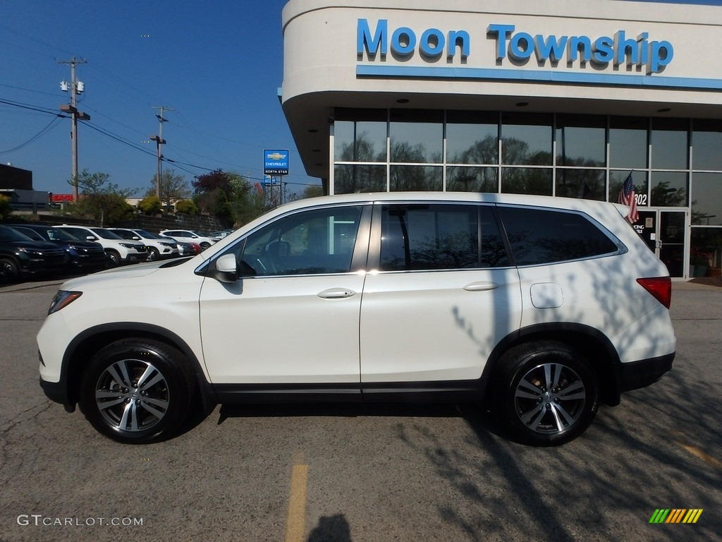 2016 Pilot EX AWD - White Diamond Pearl / Gray photo #2