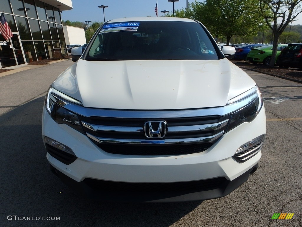 2016 Pilot EX AWD - White Diamond Pearl / Gray photo #9