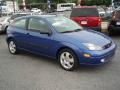 2003 Sonic Blue Metallic Ford Focus ZX3 Coupe  photo #7