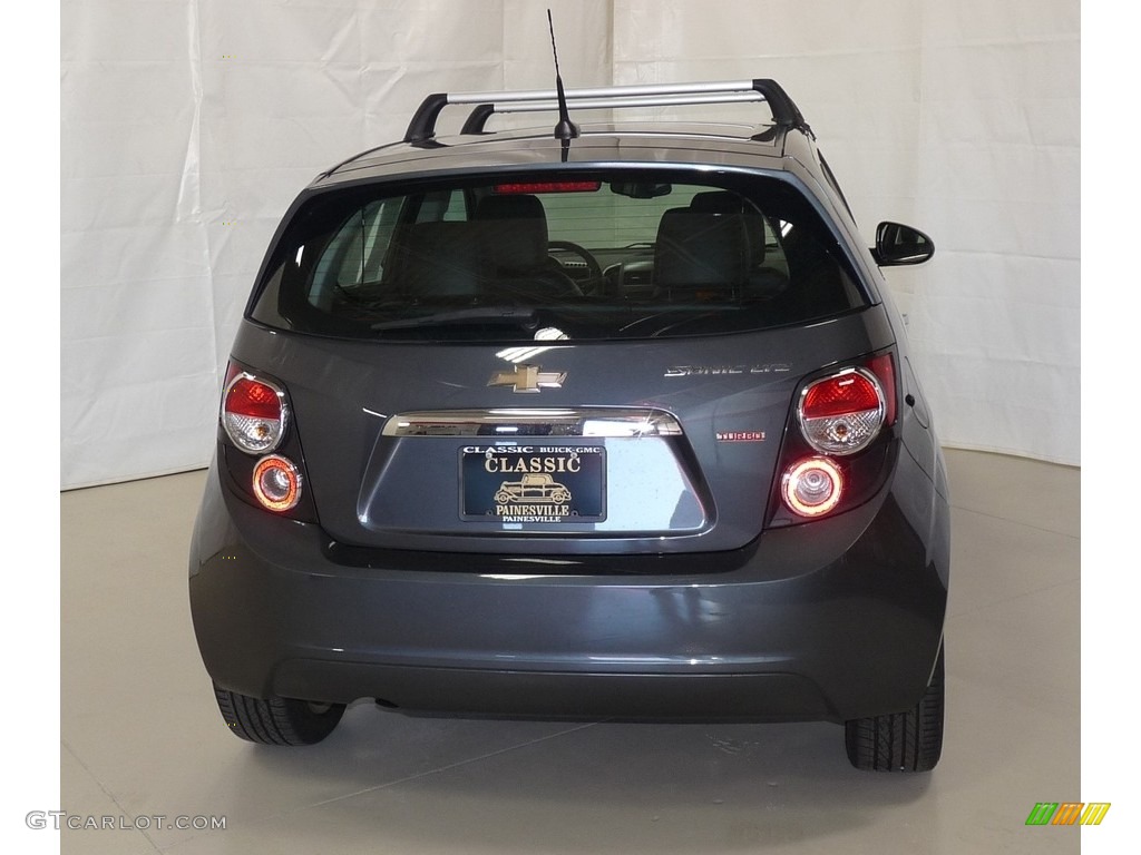 2012 Sonic LTZ Hatch - Cyber Gray Metallic / Jet Black/Dark Titanium photo #3
