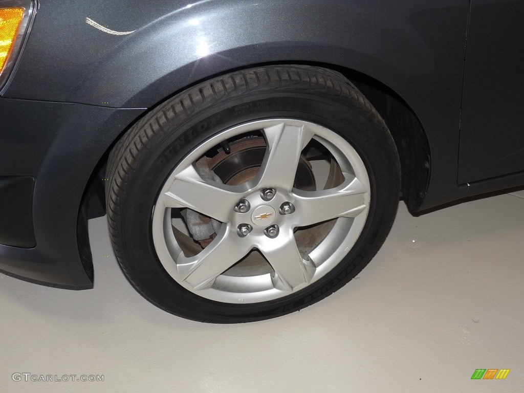 2012 Sonic LTZ Hatch - Cyber Gray Metallic / Jet Black/Dark Titanium photo #5