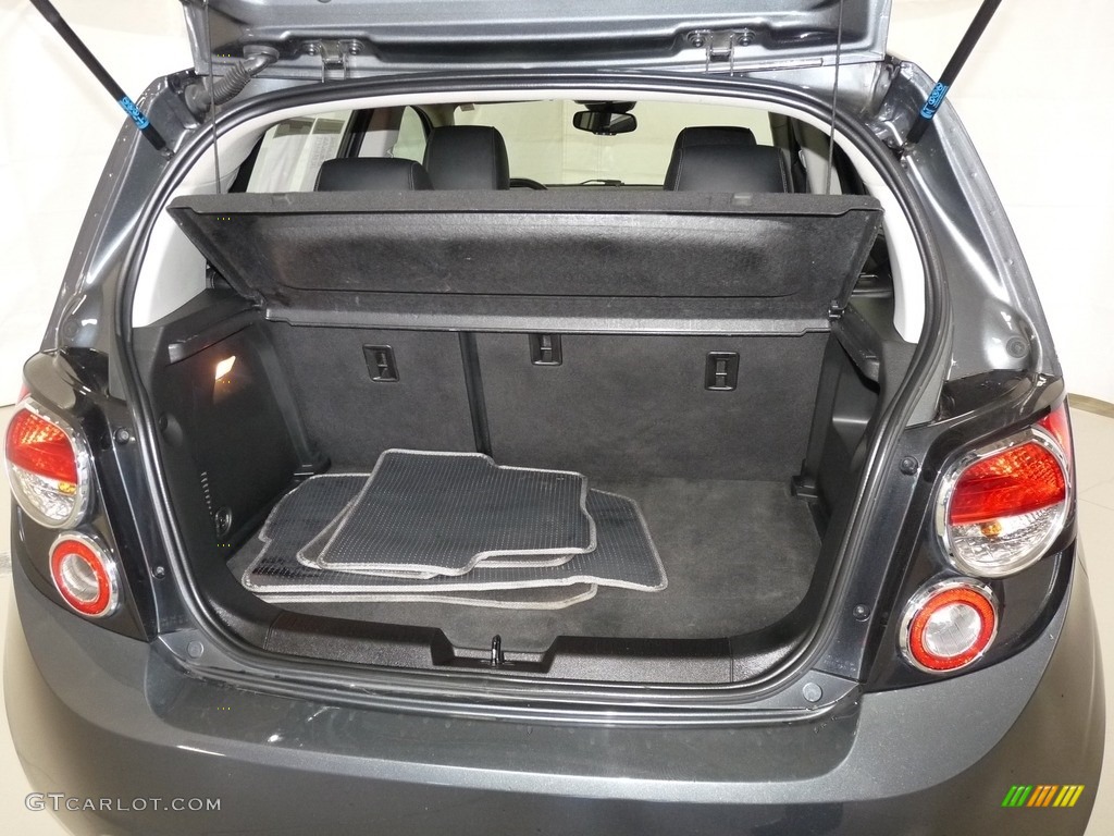 2012 Sonic LTZ Hatch - Cyber Gray Metallic / Jet Black/Dark Titanium photo #9
