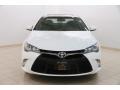 2015 Super White Toyota Camry SE  photo #2