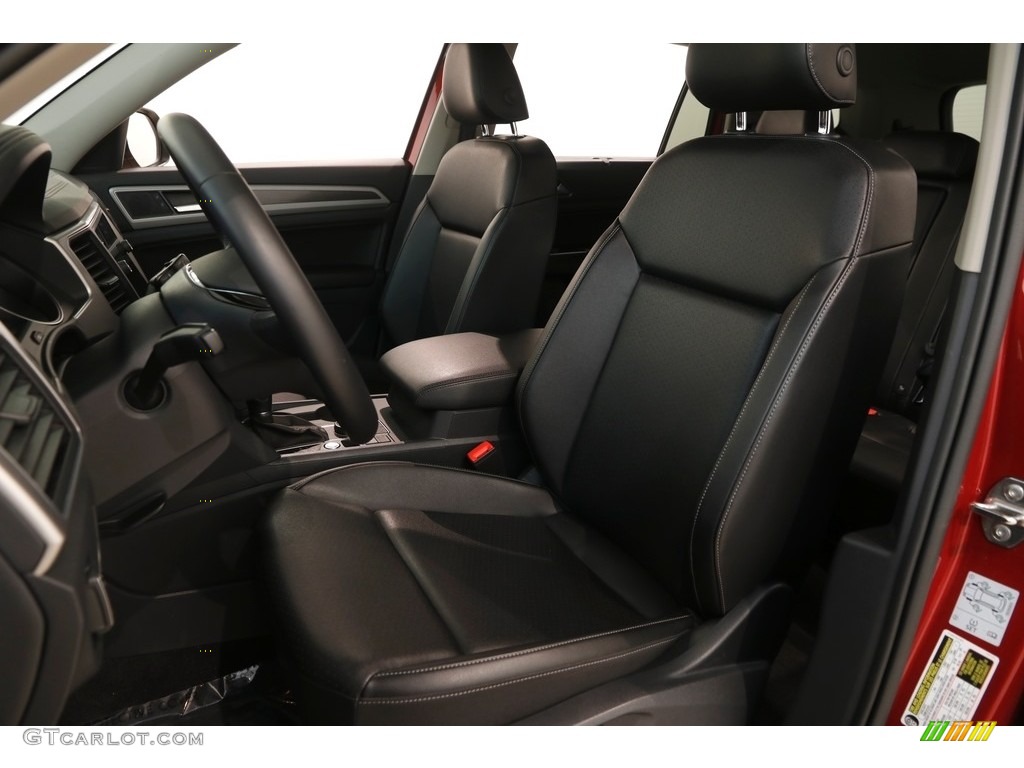 Titan Black Interior 2018 Volkswagen Atlas SE 4Motion Photo #127045832