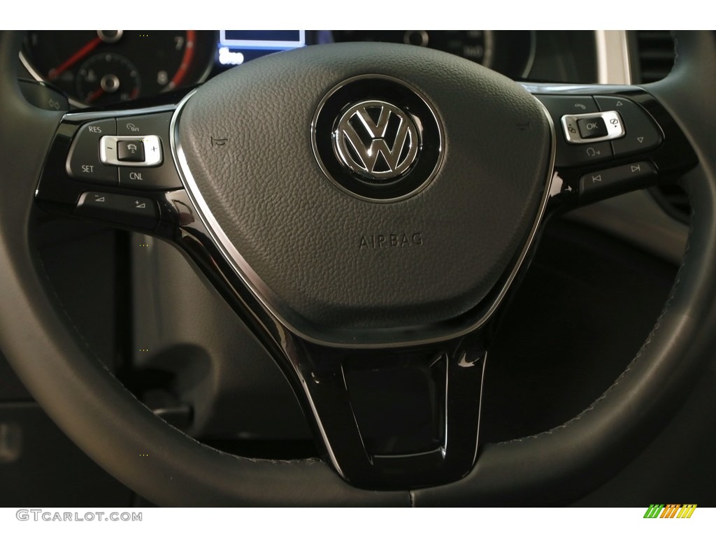 2018 Volkswagen Atlas SE 4Motion Titan Black Steering Wheel Photo #127045850