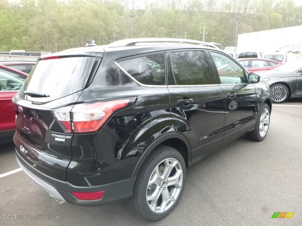 2018 Escape Titanium 4WD - Shadow Black / Charcoal Black photo #2