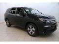 2016 Crystal Black Pearl Honda Pilot EX-L AWD  photo #1