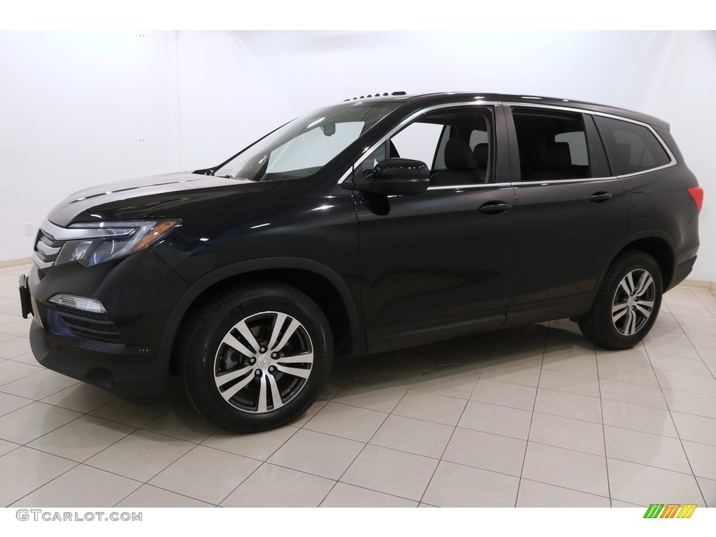 2016 Pilot EX-L AWD - Crystal Black Pearl / Black photo #3