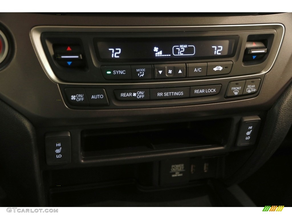 2016 Pilot EX-L AWD - Crystal Black Pearl / Black photo #11