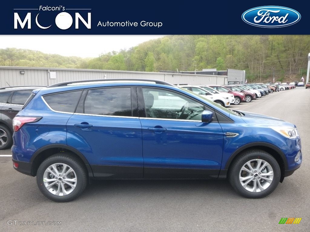 Lightning Blue Ford Escape