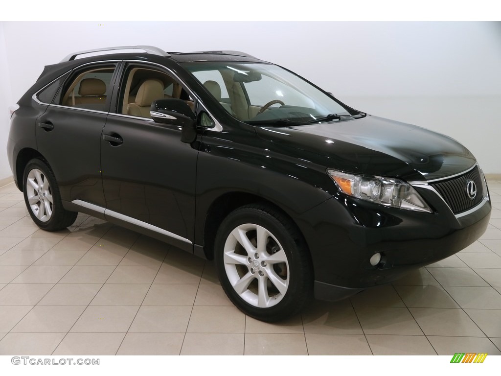 2011 RX 350 AWD - Obsidian Black / Parchment photo #1