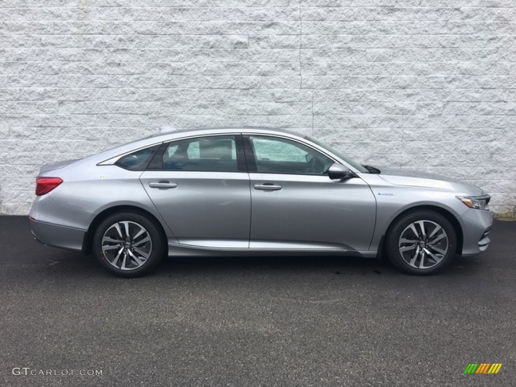 Lunar Silver Metallic 2018 Honda Accord Touring Hybrid Sedan Exterior Photo #127050341