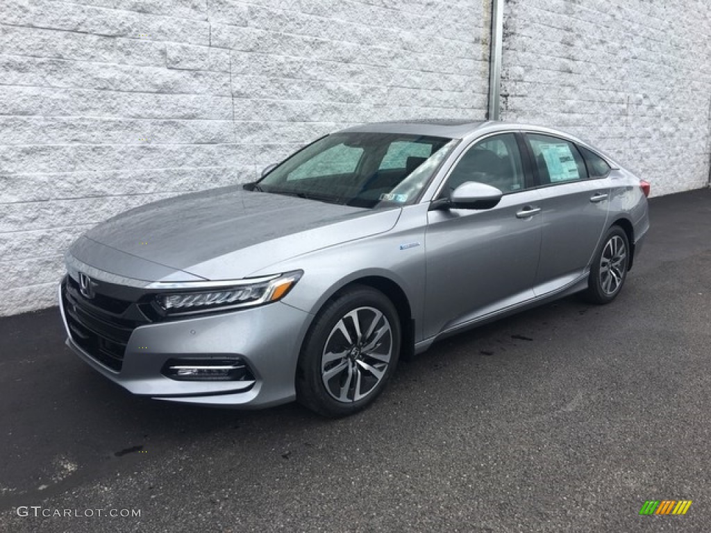 2018 Accord Touring Hybrid Sedan - Lunar Silver Metallic / Black photo #8