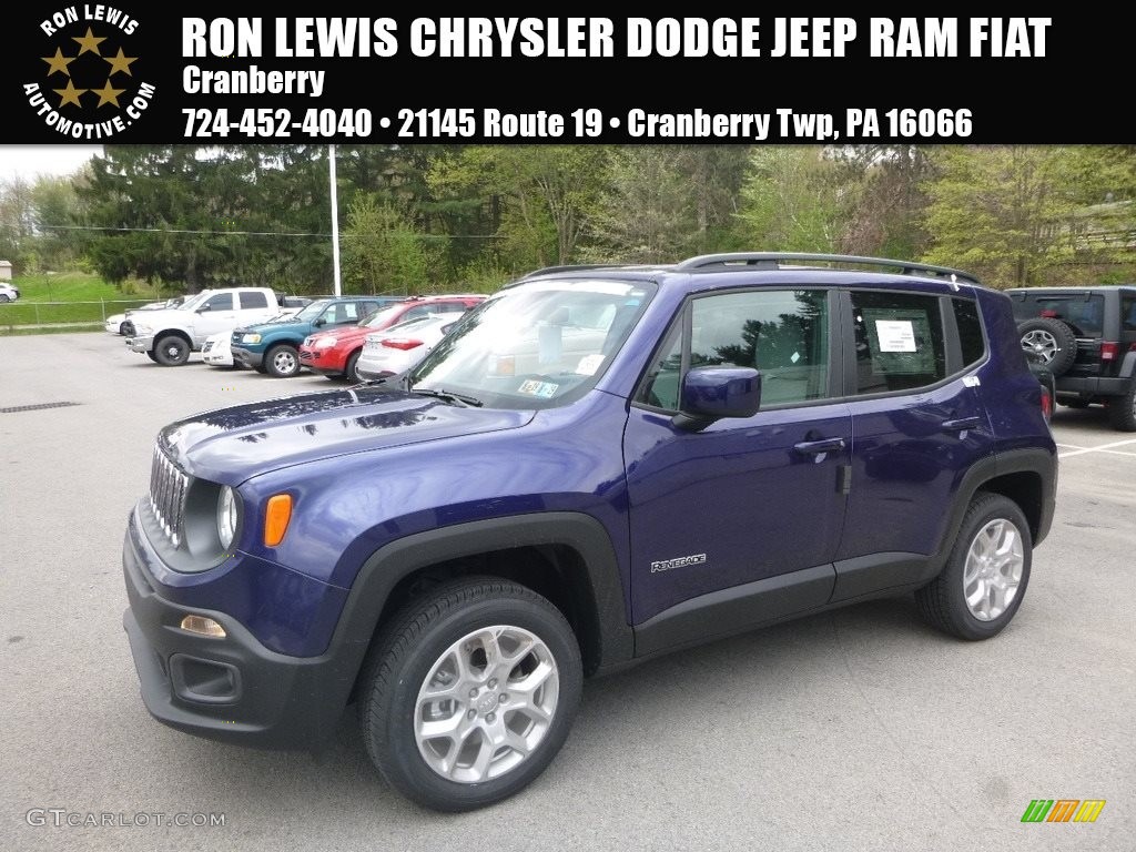 2018 Renegade Latitude 4x4 - Jetset Blue / Black photo #1