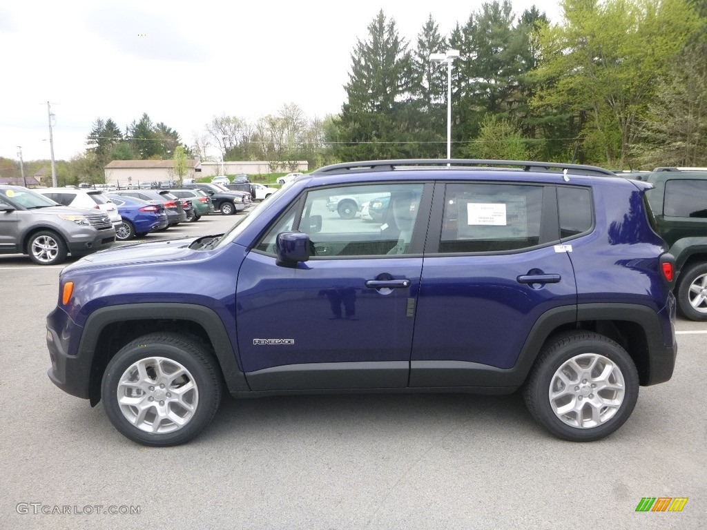 2018 Renegade Latitude 4x4 - Jetset Blue / Black photo #2