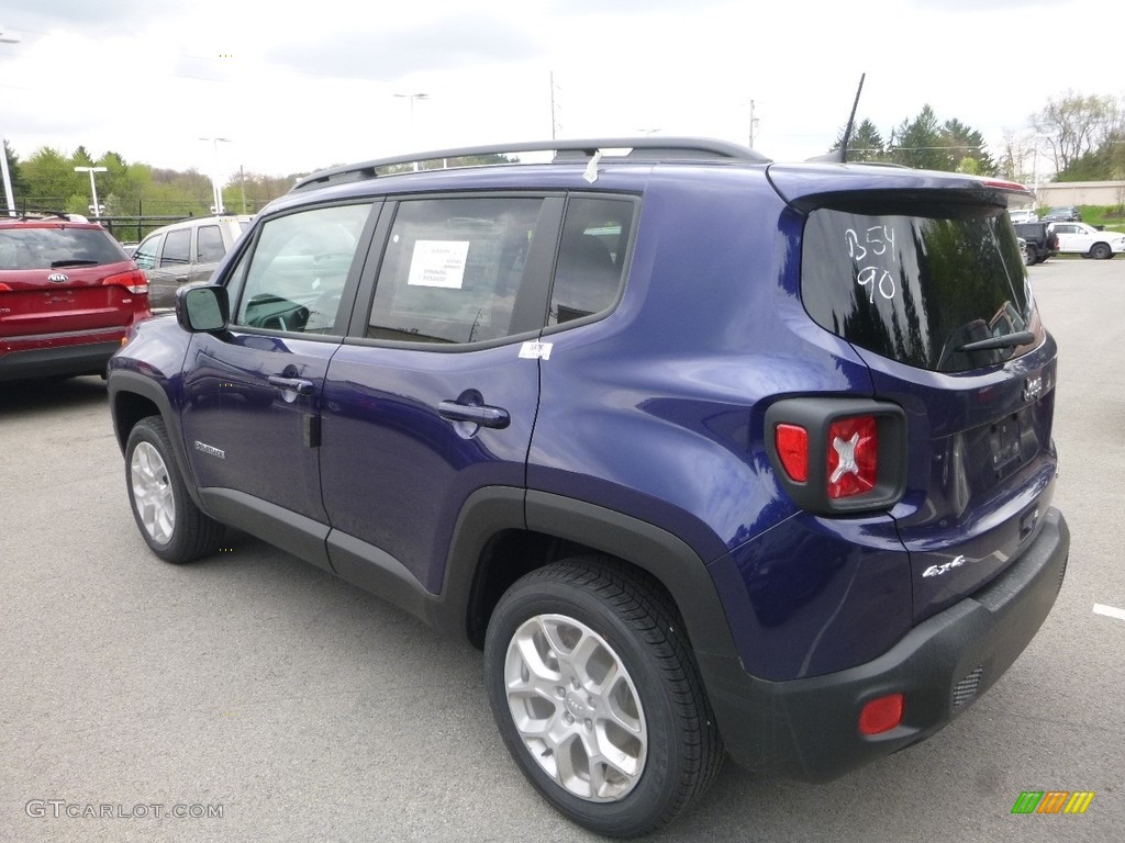 2018 Renegade Latitude 4x4 - Jetset Blue / Black photo #3