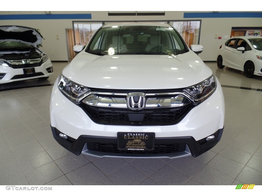 2018 CR-V EX AWD - White Diamond Pearl / Ivory photo #2