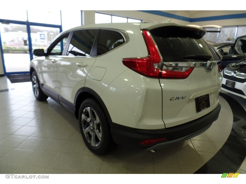 2018 CR-V EX AWD - White Diamond Pearl / Ivory photo #7