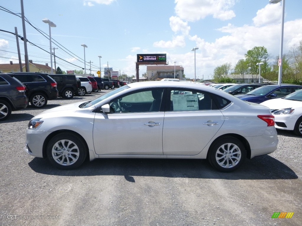 2018 Sentra SV - Brilliant Silver / Charcoal photo #7