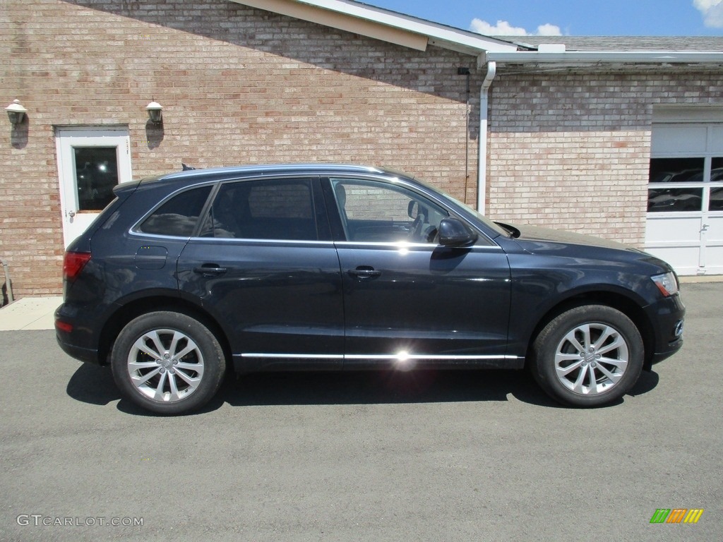 2013 Q5 2.0 TFSI quattro - Moonlight Blue Metallic / Pistachio Beige photo #2