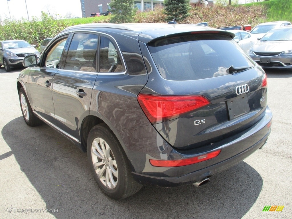 2013 Q5 2.0 TFSI quattro - Moonlight Blue Metallic / Pistachio Beige photo #5